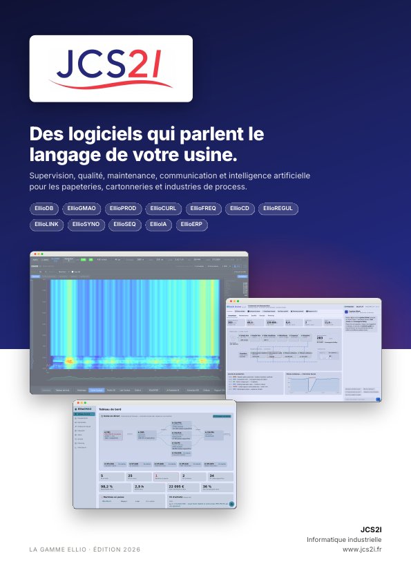 Couverture de la plaquette JCS2I 2026 — La gamme Ellio